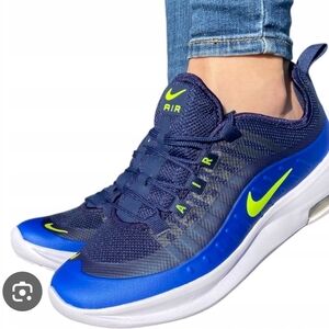 Nike Blue and Neon Green Sneakers